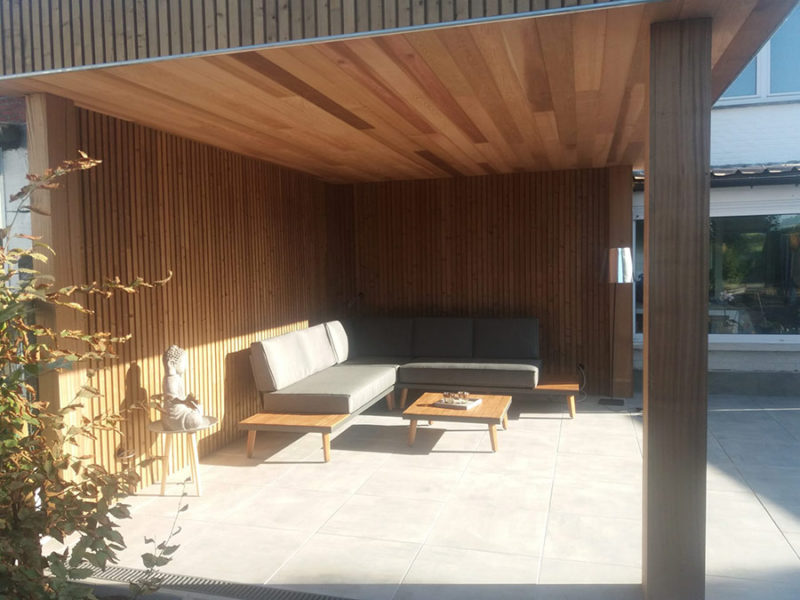 pergola in thermo ayous en terras in Malux M-coat 60x60